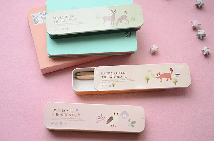 Бесплатная Доставка 1 шт. Каваи Простой Маленький Мультфильм Ящик типа