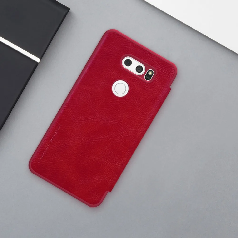 Для LG V30 чехол Nillkin Qin винтажный из искусственной кожи флип-чехол для телефона для LG V30 V20 задняя крышка для LG V30 V20 мобильный чехол для телефона