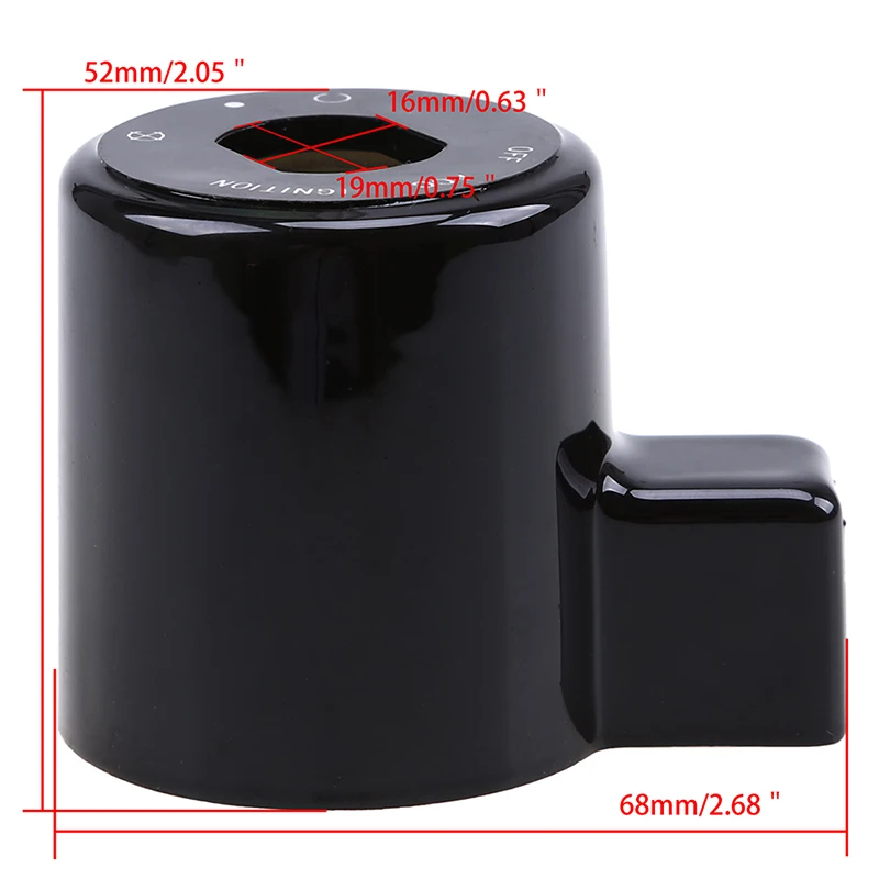 1 комплект мотоциклетная хромированная крышка переключателя зажигания подходит