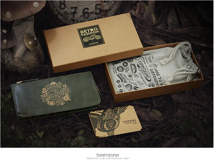 Teemzone Прекрасный Кролик Стиль Модные женские кошельки из натуральной кожи кошелек для монет на молнии Женский Длинный клатч телефон кошелек Q806-09