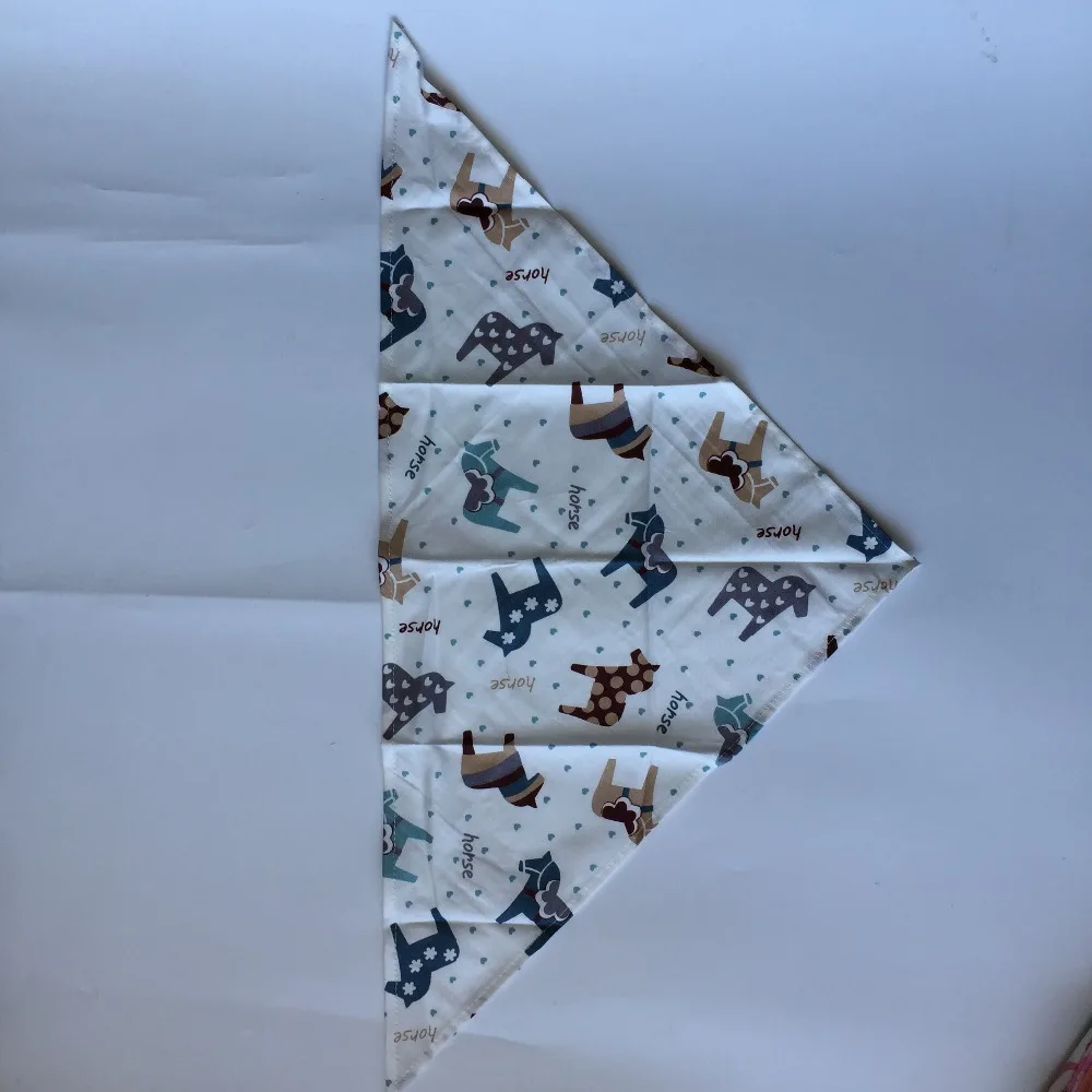 20 шт./лот хлопковые банданы для домашних питомцев с рисунками из мультфильмов