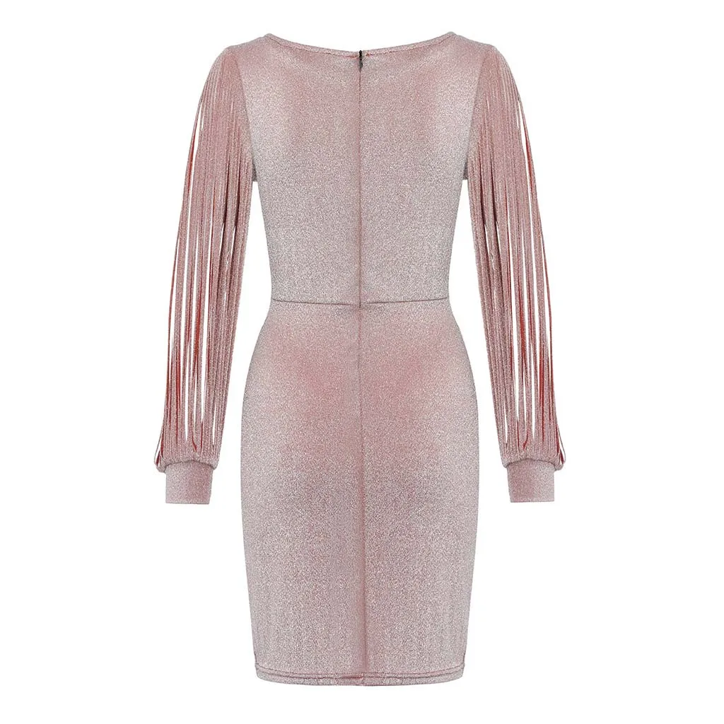 Женская одежда сексуальное платье для женщин ночного клуба блестящее
