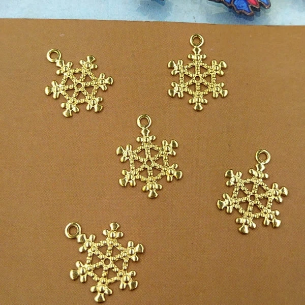 13мм подвески/подвески-филигрань медные/латунные с цветочными лепестками в стиле античности, ручной работы, винтажные ювелирные изделия.