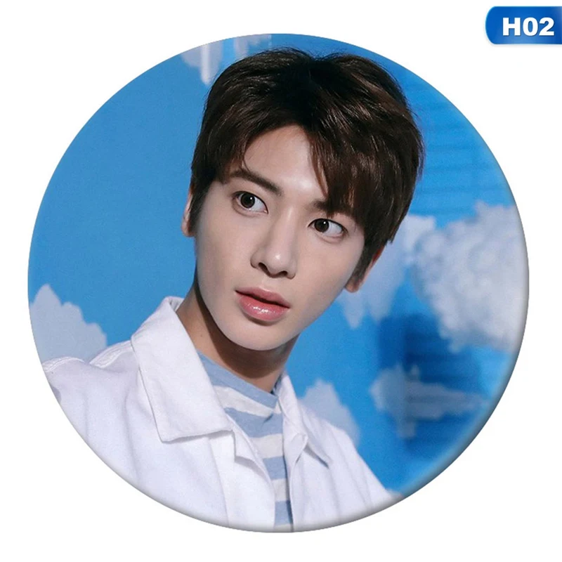 2 Корейская KPOP TXT TOMORROW X TOGETHER брошь, значок на булавке/нагрудная булавка сувенир подарок аксессуары для одежды шляпа украшение для рюкзака - Окраска металла: 2