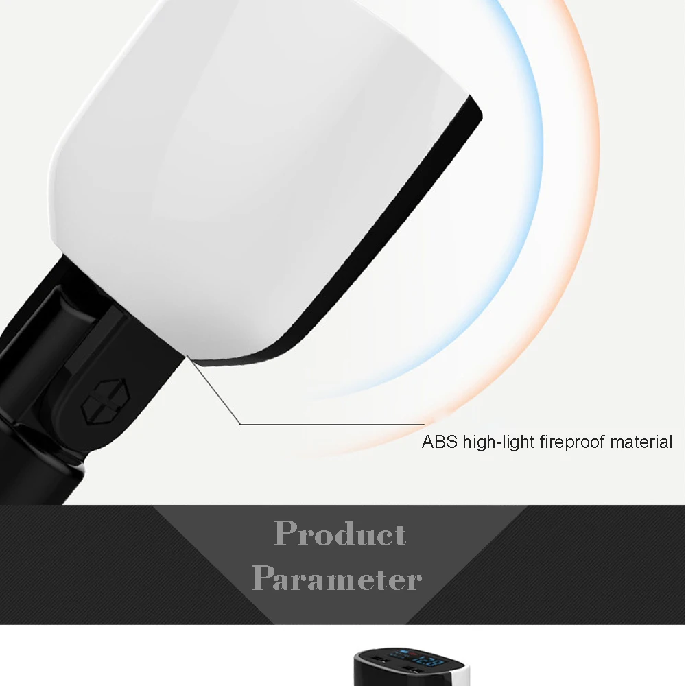 Hopeda 2 USB светодиодный Экран 3.4A QC 3.0 быстрый автомобиль Зарядное устройство для