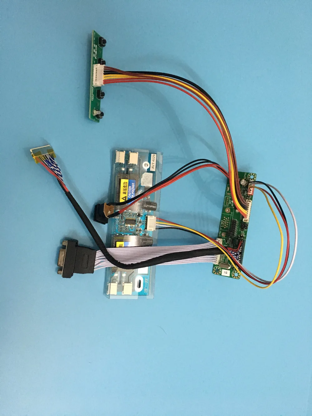 MT561 MD комплект платы драйвера ЖК монитора с клавиатурой VGA кабель 4 C инвертор
