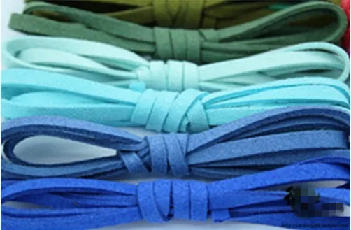 17 цветов искусственная замша шнур кружево кожа провод нить/кружево/полоски 5 мм