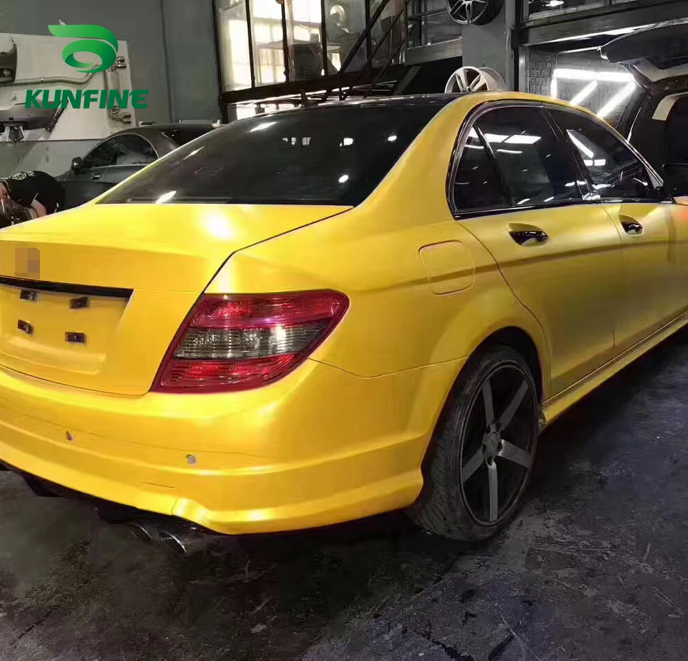 Car Styling Wrap Electro-optic yellow Vinyl film Body Sticker sticker With Air Free Bubble For Motorcycle Part | Автомобили и
