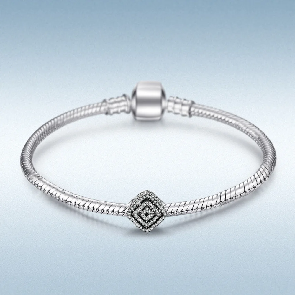 Jewelrypalace стерлингового серебра 925 прямоугольник лабиринт жемчужный бисер
