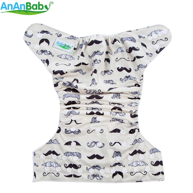 Детский многоразовый подгузник Ananbaby из микрофибры серии M|Детские подгузники| |