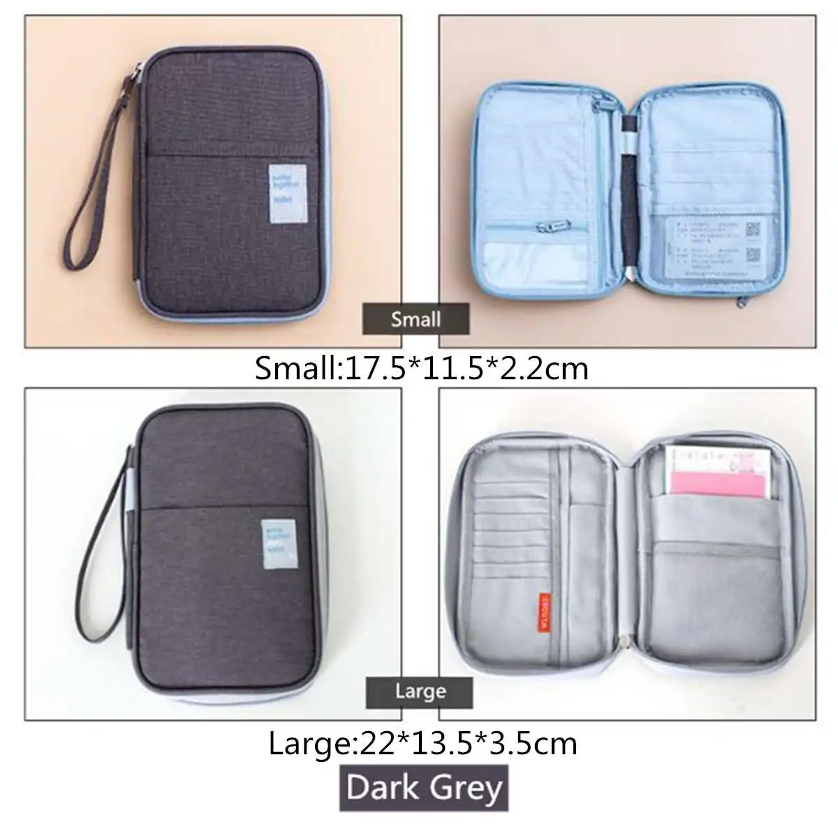 RFID Blocking Passport Holder Waterproof Travel Wallet Credit Card Wallets Organizer Travel Accessories Document Bag Cardholder