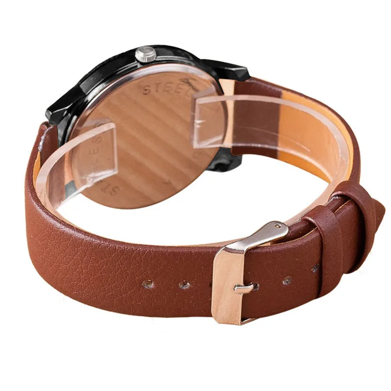 

Fashion 2020 Casual Cat pattern Crystal watch Imitation Leather Quartz Wrist Watches Gift montre femme A4
