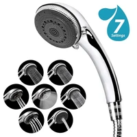 shower head 7 mode settings luxury spa adjustable shower heads with handheld spray high pressure shower head for bath room