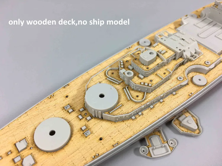 Масштаб 1/700 деревянная колода для Trumpeter 05711 немецкий линкор Bismarck Модель 1941