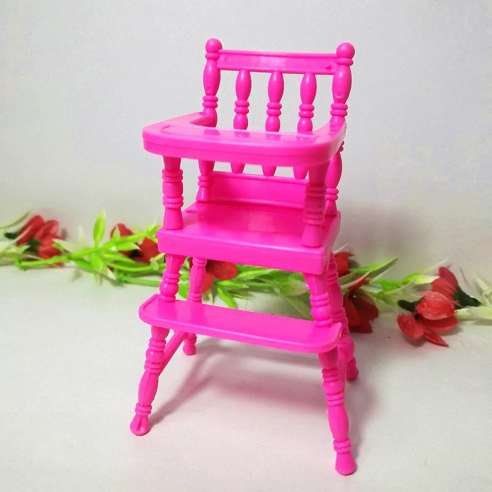 Модные пластмассовые аксессуары для кукол обеденный стул куклы Kelly 1/12 детей