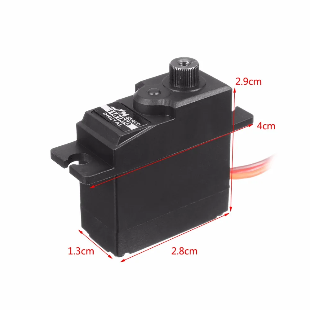 PDI 1181MG JX 18 г 3 5 кг 0.1sec цифровой Core servo c металлическими Шестерни для WPL 1/16 RC