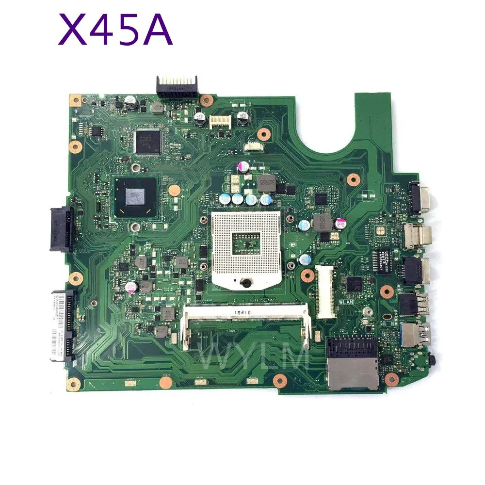 Материнская плата X45A для ноутбука ASUS материнская REV2.0 HM70 DDR3 60 N70MB1100 C04 PGA 989 100%