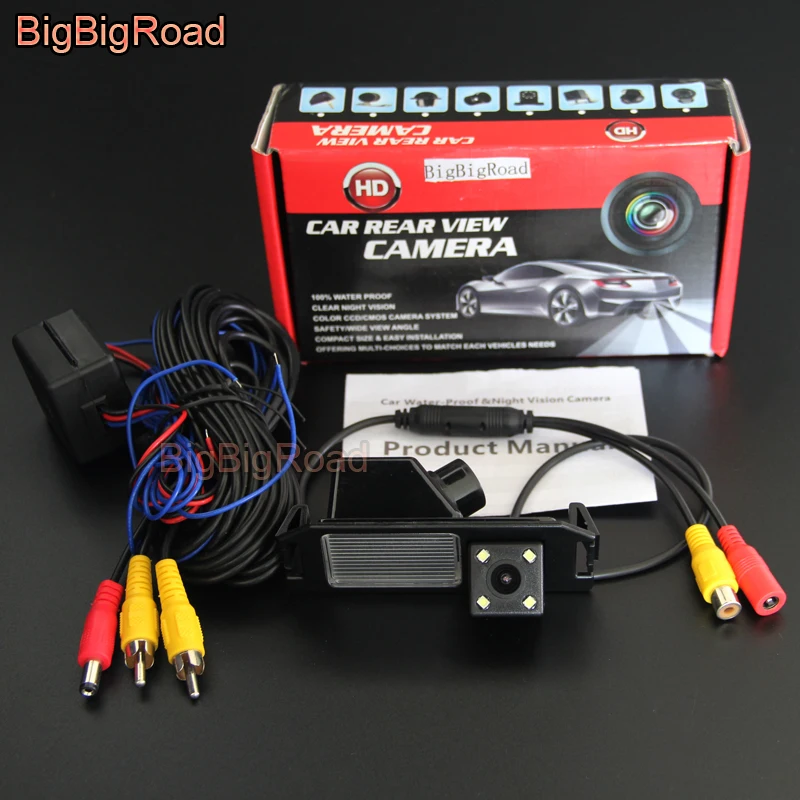 BigBigRoad Car Rear View Backup Parking Camera Waterproof For Hyundai Genesis Rohens Coupe I30 Solaris Kia Soul 2016 2017 | Автомобили и
