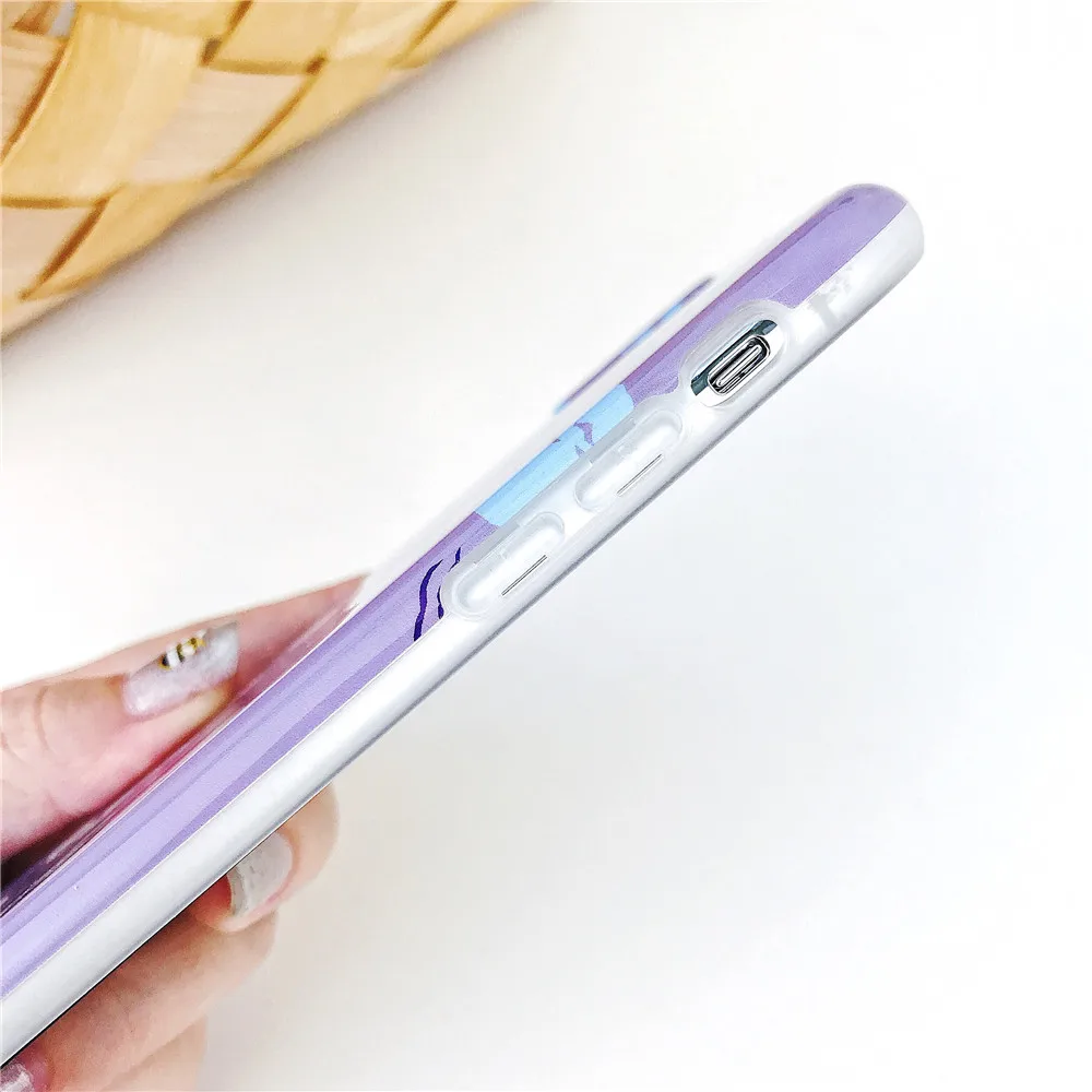 Для IPhone 7 Чехол Fahiong Art цветы Цветочные кремния чехол для X 6 s 8 плюс девушка стиль IMD