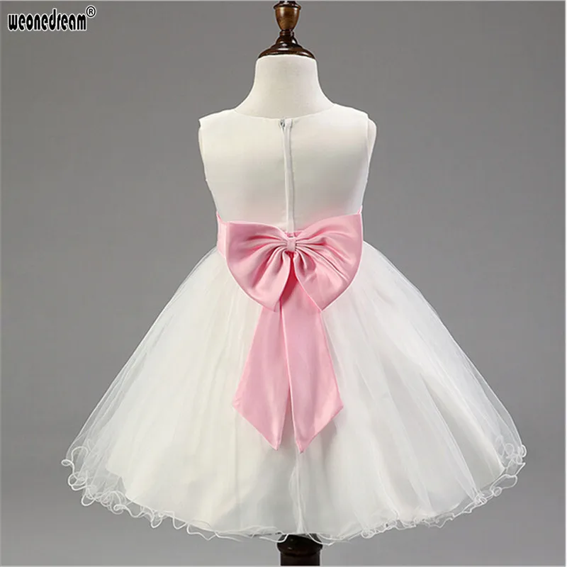 WEONEDREAM High Quailty Girls New Wedding Gowns Kids Formal Communion Flower Dress Infant Pageant Dresses for | Детская одежда и