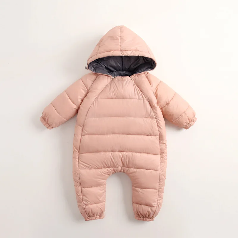 Warm Outwear Jumpsuit Toddler 2018 Russia Winter Thick Newborn Clothes High Quality Fashion Cotton Padded Hooded Boys Rompers |