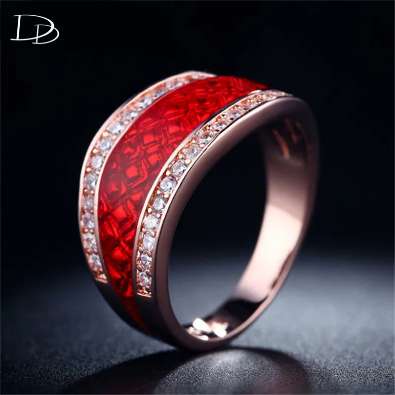 Костяшки Jewels широкий красный кристалл превью Кольца для Для женщин Богемия