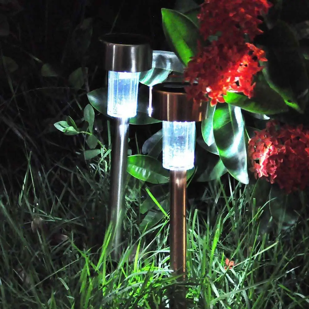 5 шт. солнечная панель LED Spike Spot Light Spotlight Landscape Garden Yard Path газон солнечные лампы