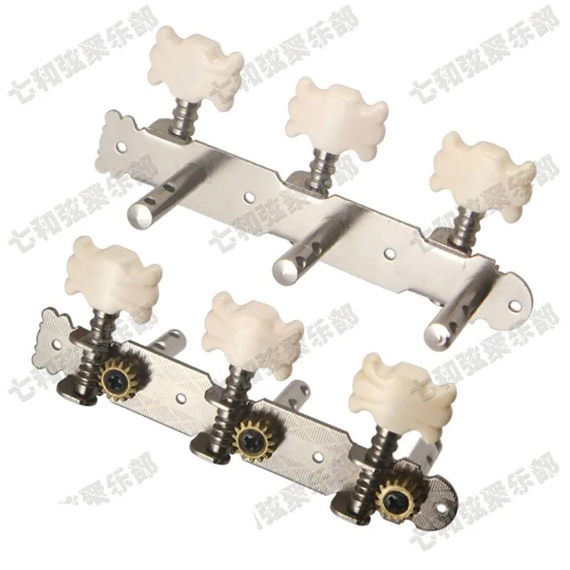 

A set of 2 pcs Chrome Acoustic Folk Classical Guitar Tuning Pegs Keys Machine Heads Tuners guitar accessories parts