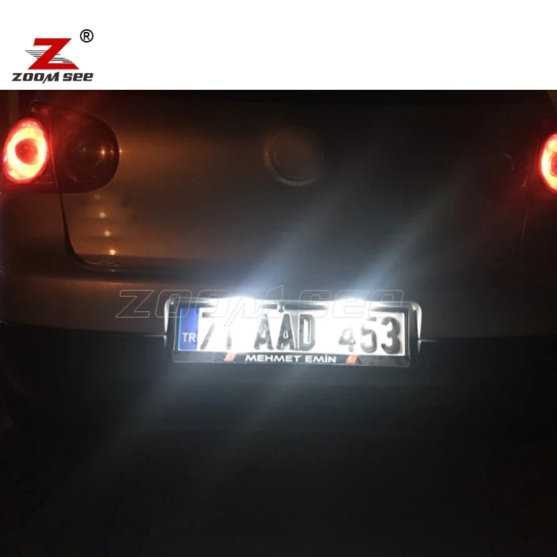 Белая лампа заднего хода+ под зеркалом+ номерной знак для VW GTI Rabbit Golf 5 MK5 MK V светодиодный внешний вид+ парковочный светильник(06-09