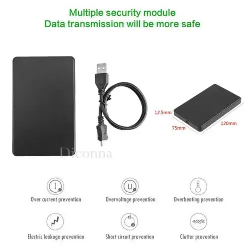 USB 2 0 5 дюймов IDE HDD корпус Футляр для внешнего жесткого диска| |