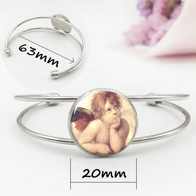 Ожерелье с ангелом детское ожерелье изображением гнева возрождения Рафаэля Cherub