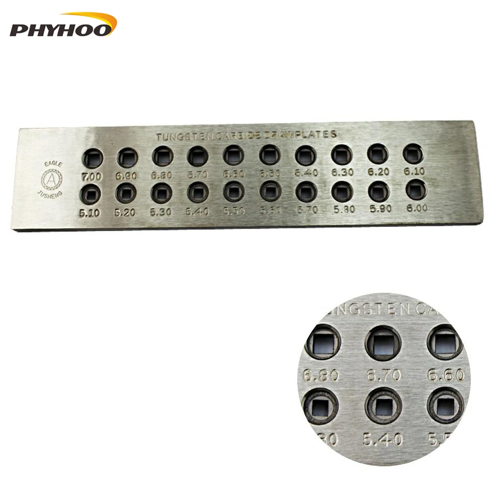 Drawplate из карбида вольфрама квадратной формы различные модели 3 10 5 00 мм 7 номер
