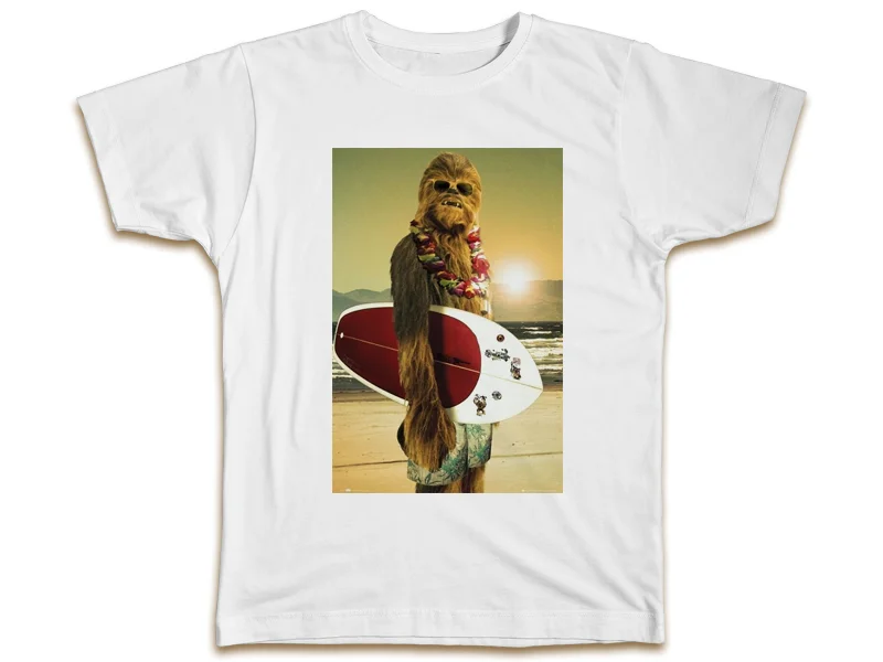 Футболка для серфинга Chewbacca Забавный Топ Звездные войны классный подарок на день