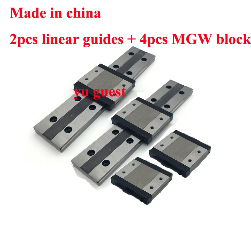 miniature linear guides 2pcs L1200mm + 4pcs MGW12C block Обустройство дома
