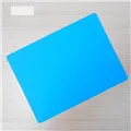 Blue 40x30 Водонепроницаемый силикагелевый коврик теплоизоляция Студенческая детская Нескользящая настольная подставка кухонная салфетка-подставка современный силикон - Цвет: Blue