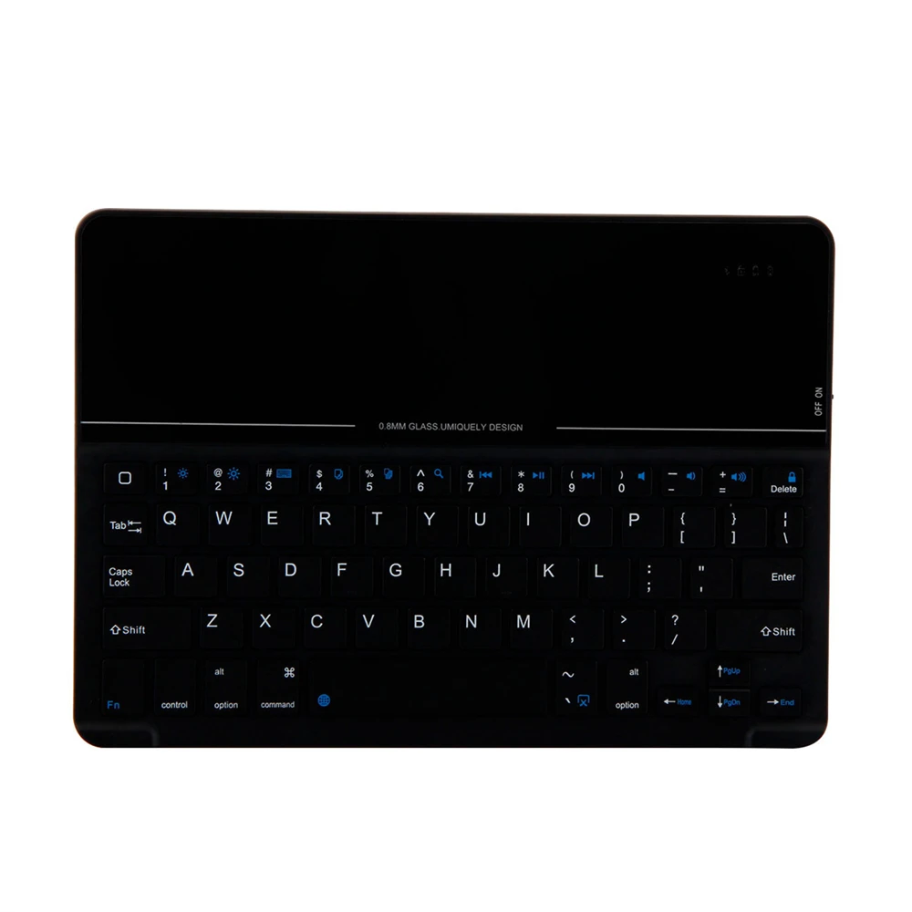Kemile для ipad 9 7 Ультра Тонкий Стеклянный чехол клавиатуры Bluetooth 3 0 Для iPad air 2 Чехол W