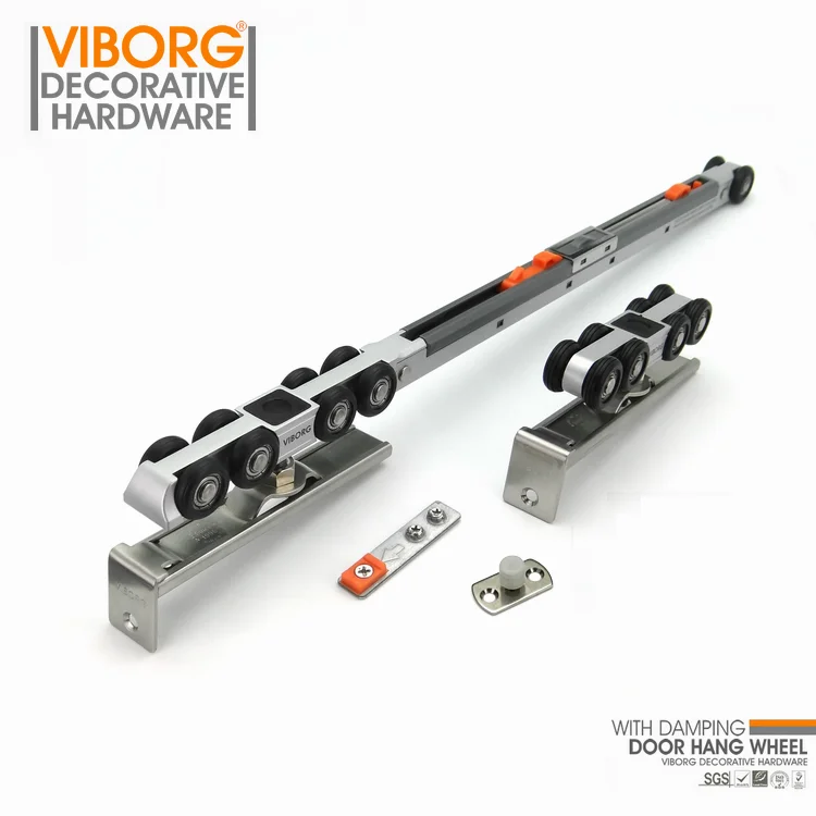 VIBORG 18 wheels Супер Гладкие и тихие мягкие закрытые подвесные раздвижные двери