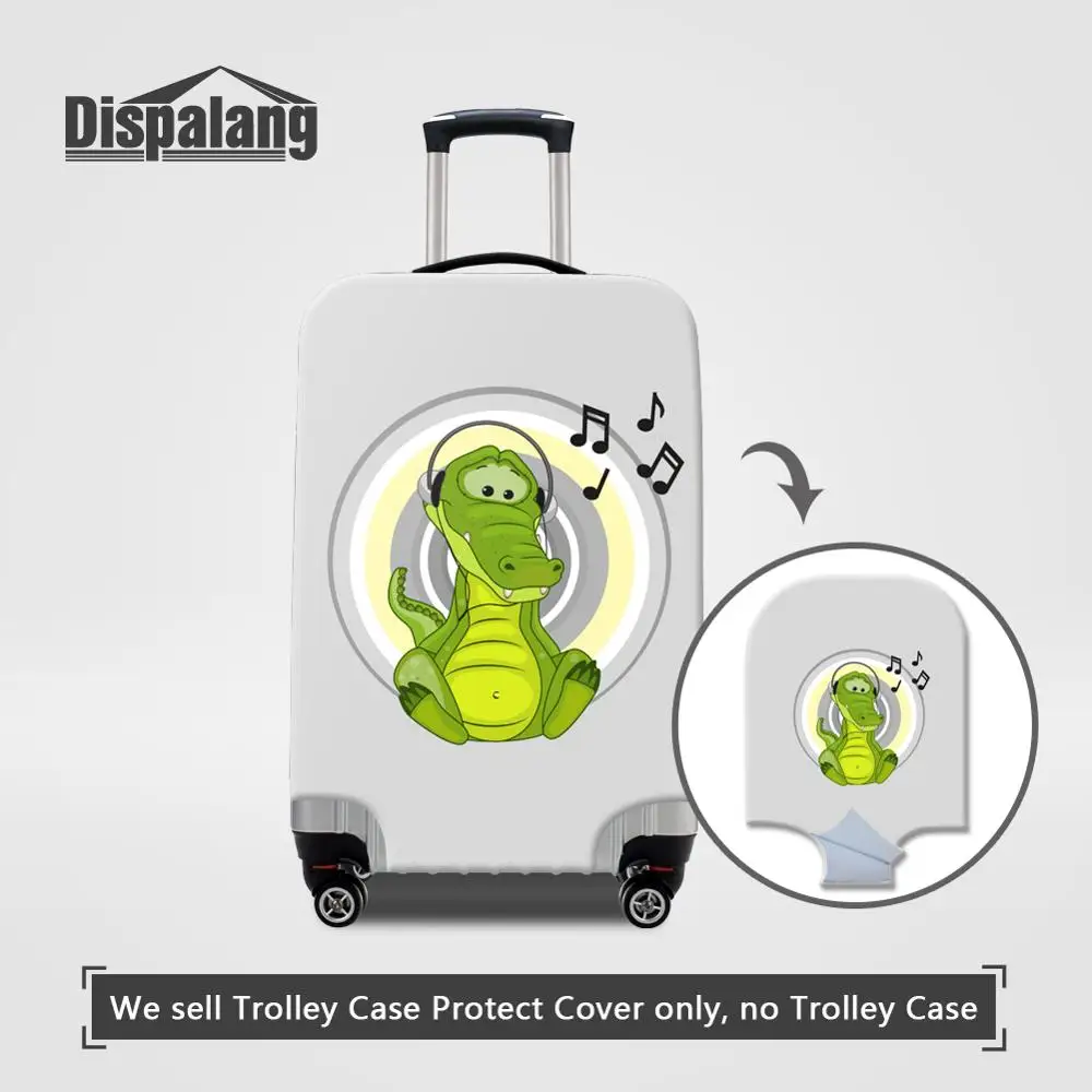 Luggage Cover09 Dispalang лиса свинья Сова Единорог принт защитный чехол на чемодан для 18-32 дюймов детей женщин мультфильм аксессуары для путешествий - Цвет: Luggage Cover09