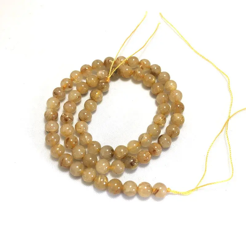 This has a natural semi-finished blonde crystal of 6mm size for DIY bracelet necklace | Украшения и аксессуары