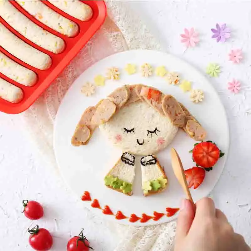 Инструменты для мяса силиконовая форма изготовления сосисок DIY бургер хот дог