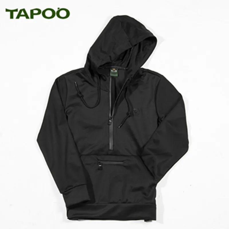 TAPOO мужские повседневные брендовые толстовки с капюшоном одежда шерстяная