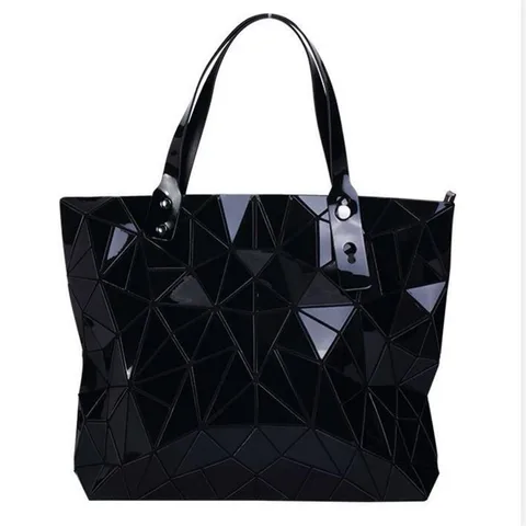 Лидер продаж, Модная складная сумка Bao на плечо, зеркальные геометрические женские сумки-тоут, Сумка с ручками, повседневные женские сумки-мессенджеры