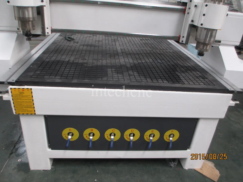 Высокая точность 2 головки для деревянного камня акриловый 1325 малый cnc станок