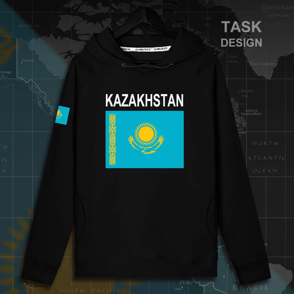 Казахстан Казахский KZ Мужская толстовка пуловеры толстовки уличная одежда в