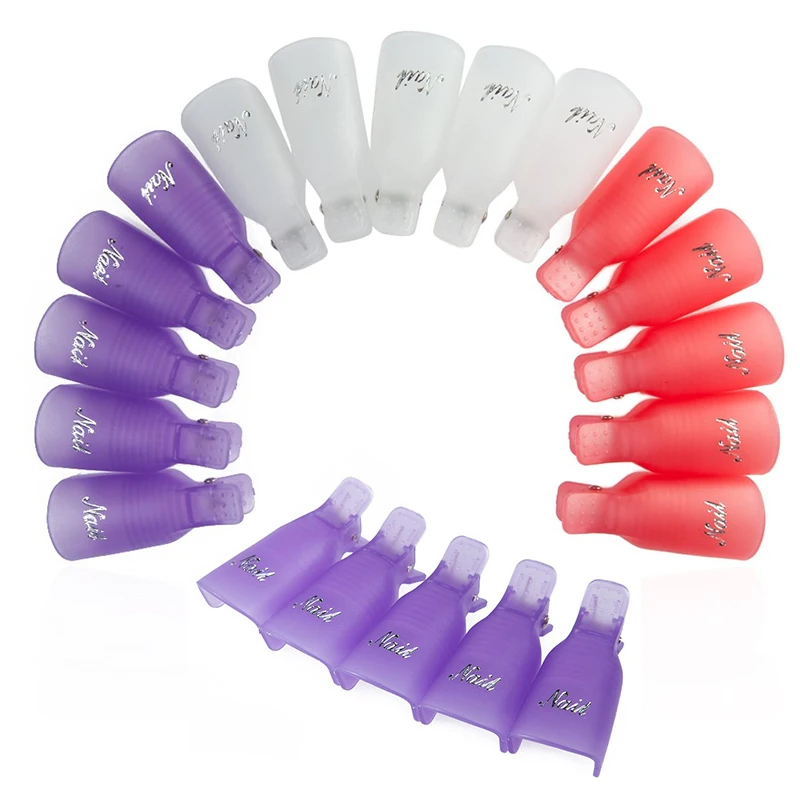 10 шт. Профессиональный лак для ногтей УФ-гель удаления обертывания дизайн