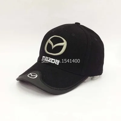 Новое поступление гоночная шапка Mazda бейсболка оптовая продажа красный черный
