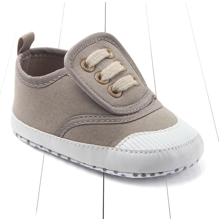 Детская обувь для маленьких мальчиков Хлопковая парусиновая с мягкой подошвой