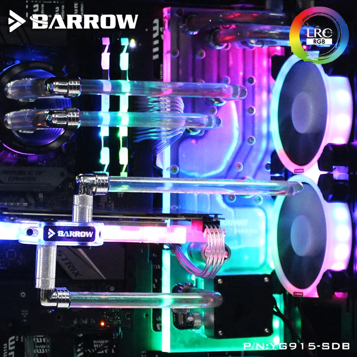 

Barrow YG915-SDB, доски Waterway для IN WIN 915 чехол для Intel CPU Water Block & Single/Double GPU Building