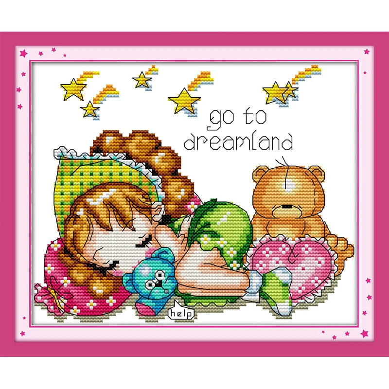 Everlasting Love Dream китайский набор крестиков экологичный хлопок Печатный 14 11CT DIY