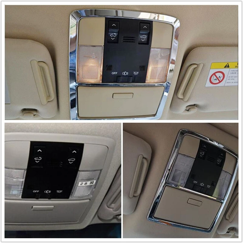 Для Toyota Land Cruiser Prado FJ150 2014 2015 2016 хромированная Автомобильная интерьерная лампа для